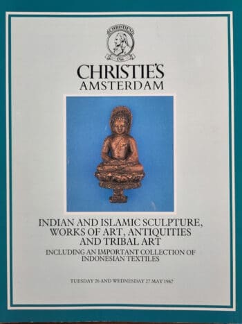 Christie's catalogus Amsterdam – Indian & Islamic Sculpture – mei 1987 – detailfoto