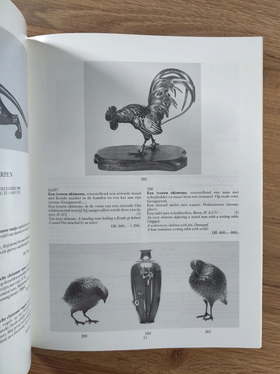 Sotheby’s catalogus Chinese & Japanese Ceramics 1986, A.A. Luyt – Vergulde Kat