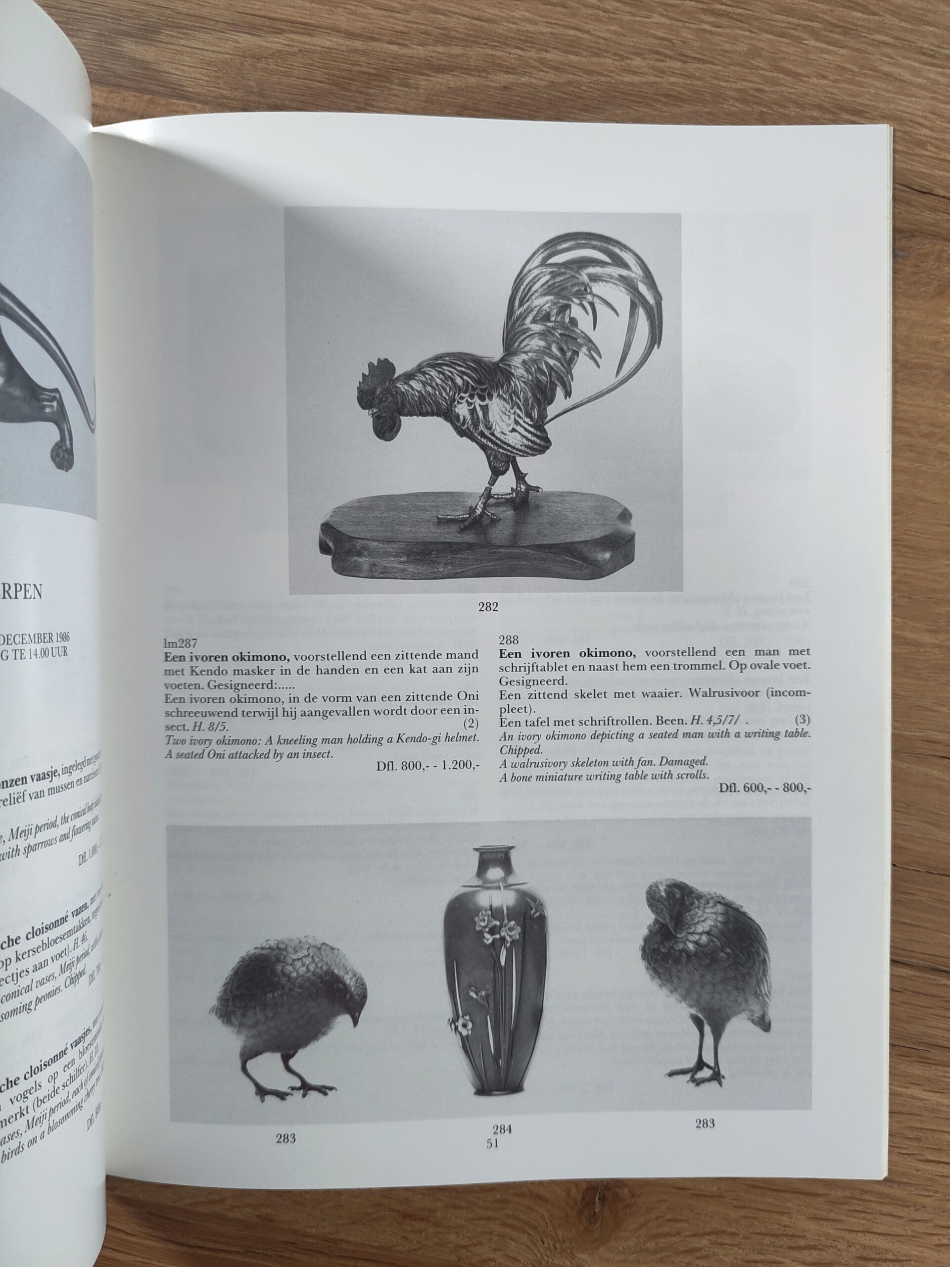 Sotheby's catalogus Chinese & Japanese Ceramics 1986, A.A. Luyt – detailfoto