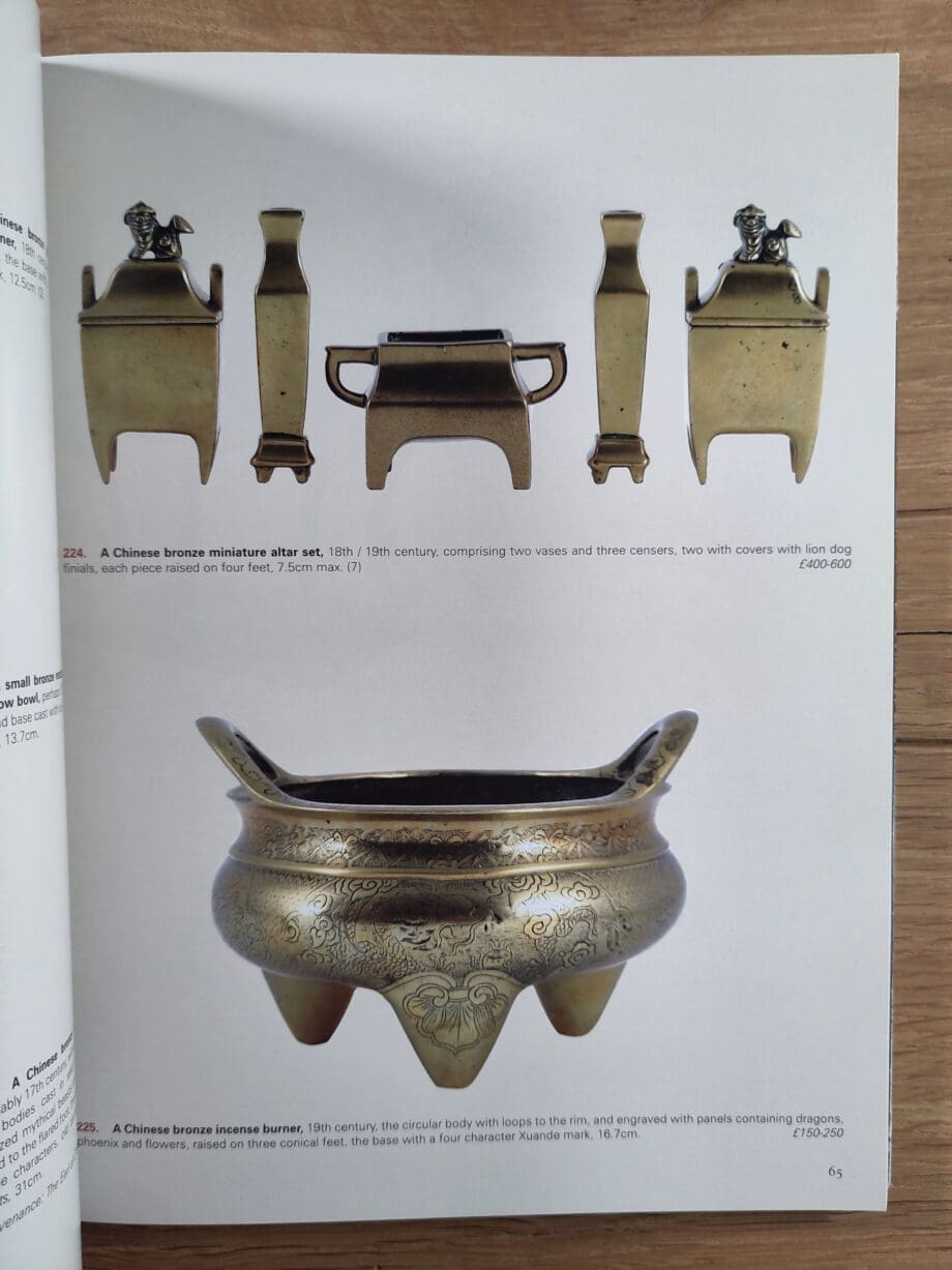 Woolley & Wallis catalogus – Asian Art I – 18 mei 2011 – Vergulde Kat
