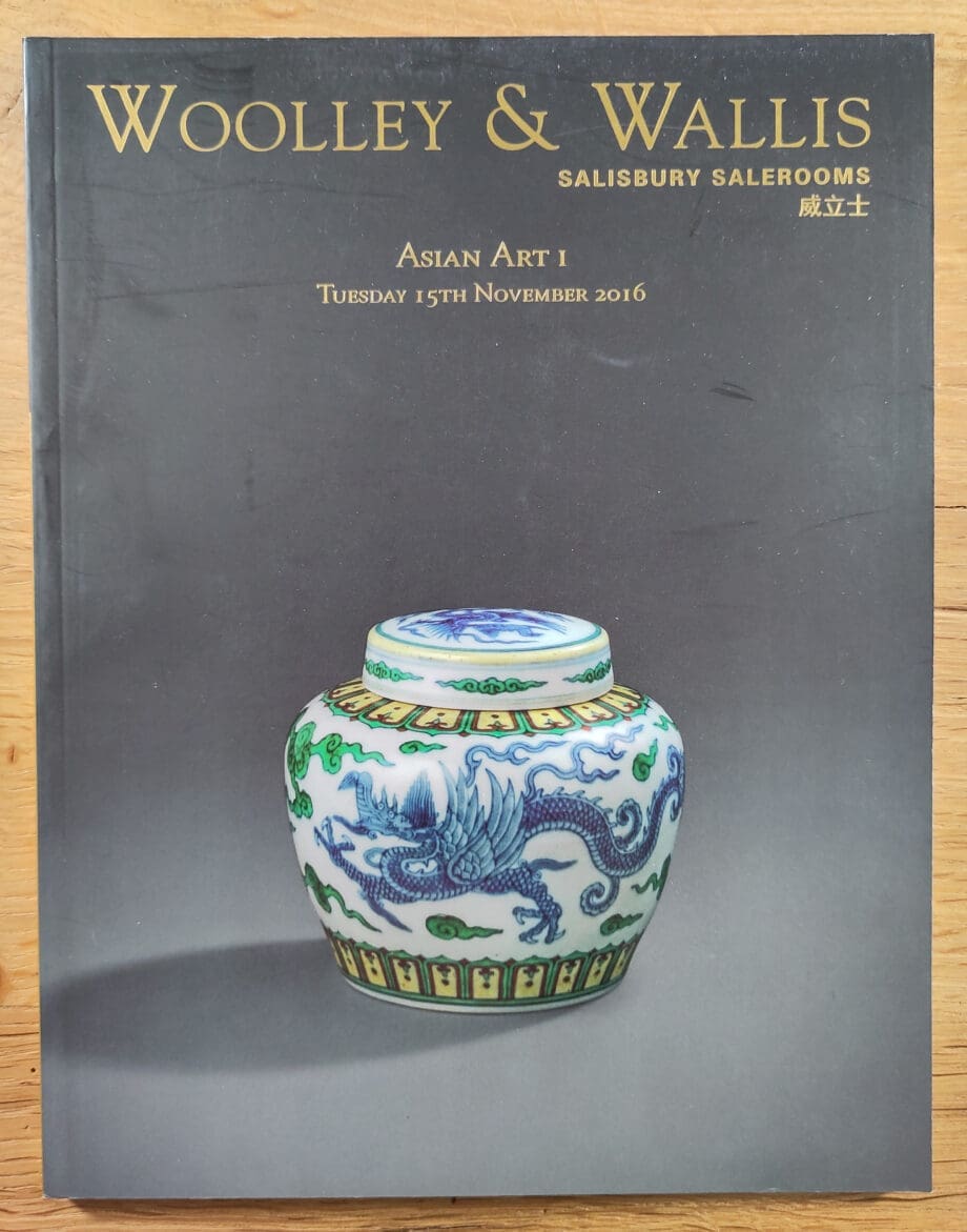 Woolley & Wallis catalogue - Asian Art I - 15 November 2016 - Vergulde Kat