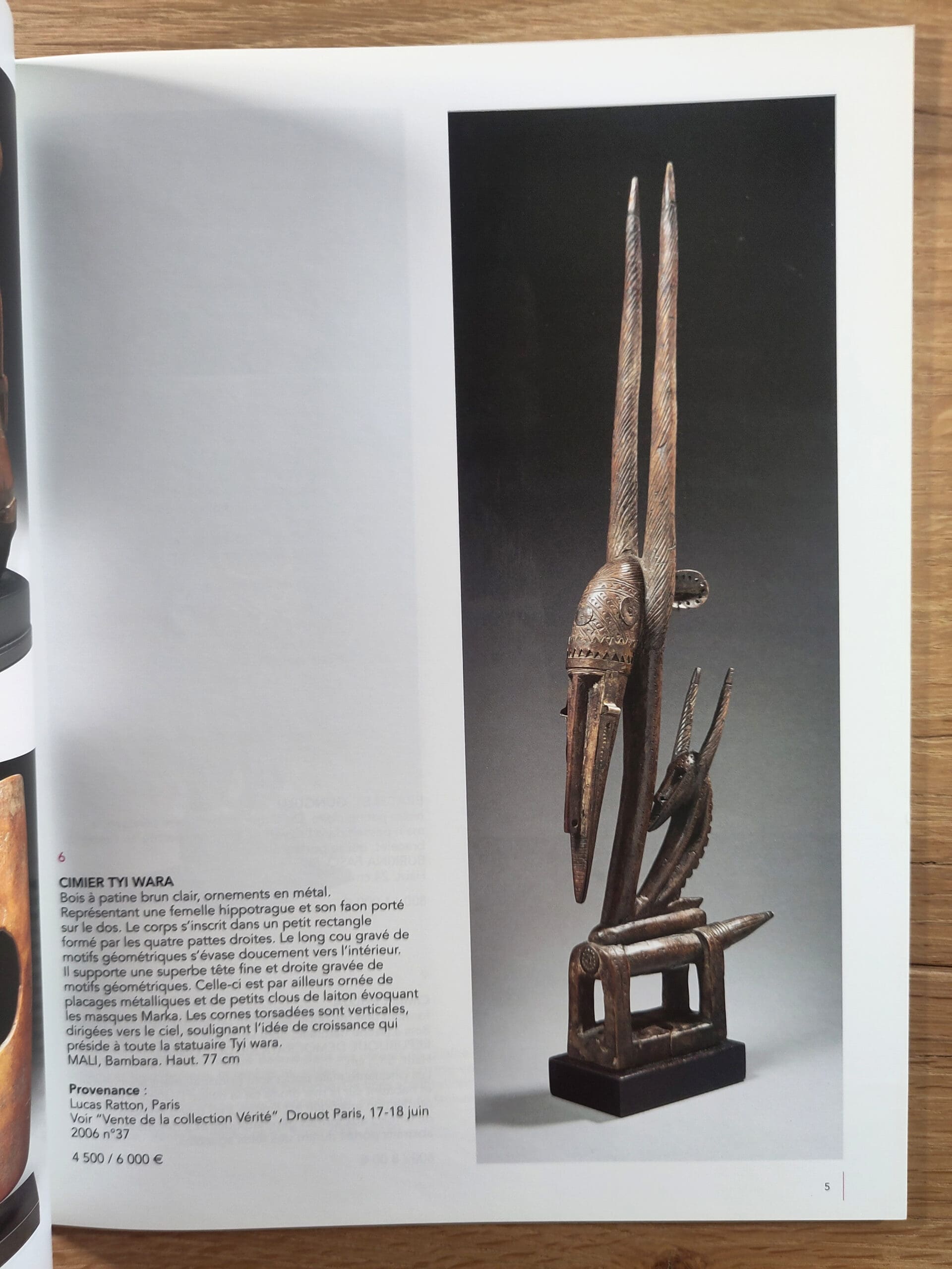 AuctionArt Rémy Le Fur – Afrikaanse kunst – 9 december 2013 – met resultatenlijst – detailfoto