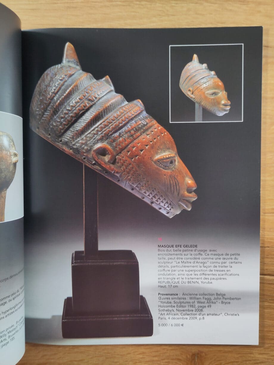 AuctionArt Rémy Le Fur – African Art – 9 December 2013 – with results list – Vergulde Kat