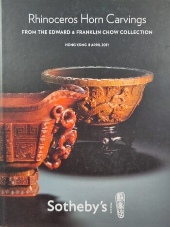 Sotheby's catalogus – Rhinoceros Horn Carvings – Chow Collection – Hong Kong 2011 – detailfoto