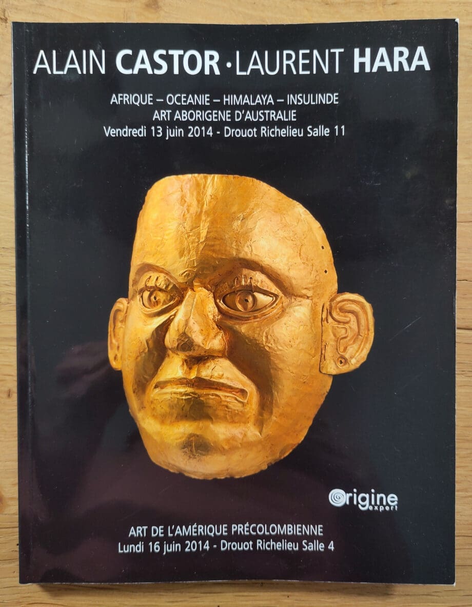 Castor Hara – Tribale & Precolumbiaanse kunst – Drouot 2014 – Vergulde Kat