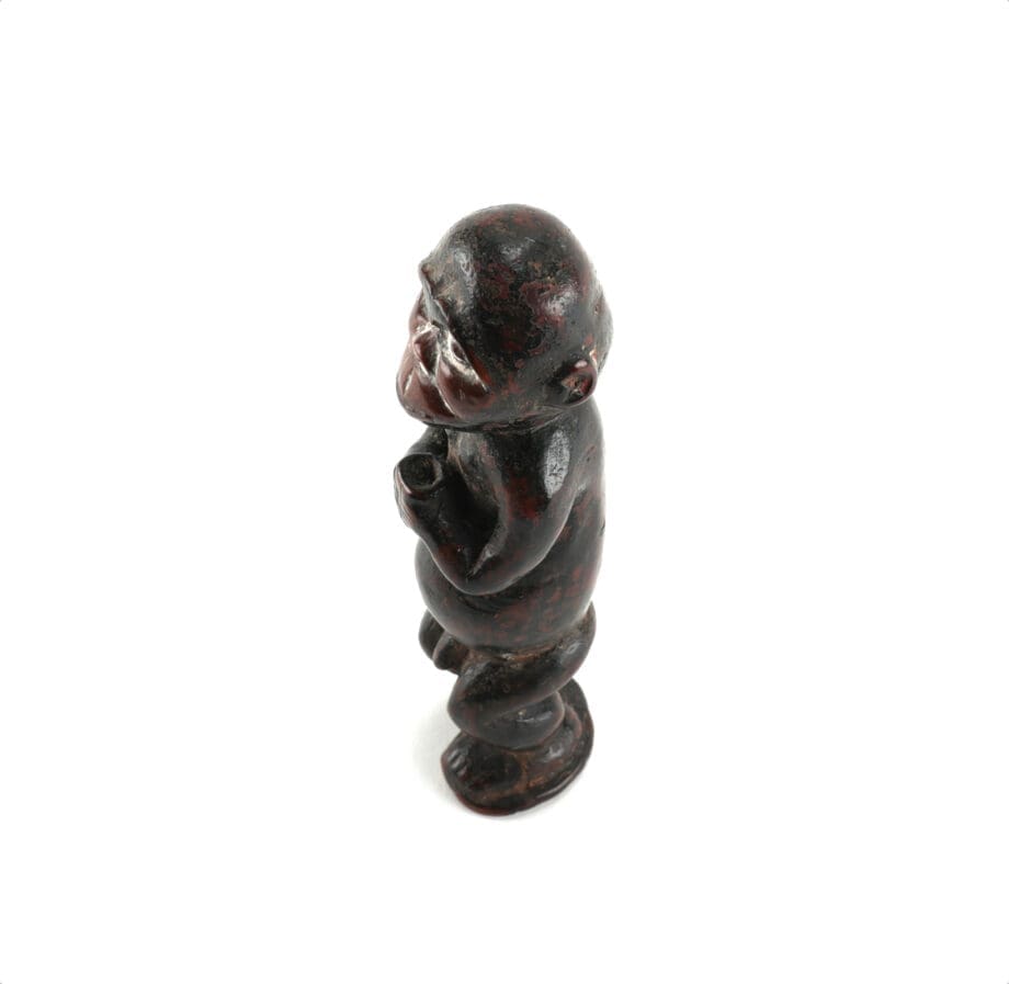 Baule monkey - Ivory Coast - 16 cm - Vergulde Kat