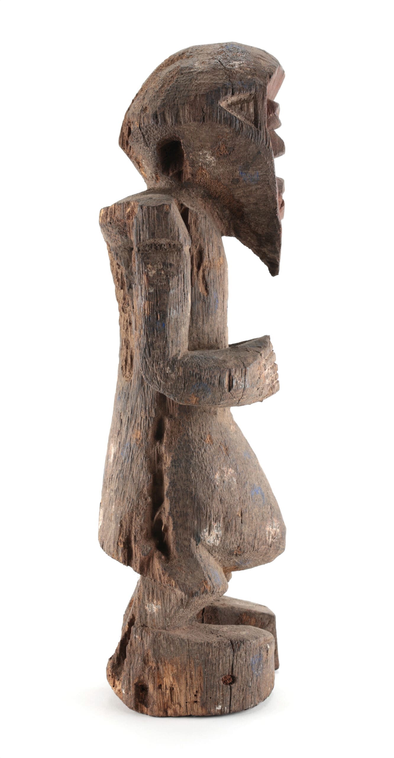 Mambila Tadep statue - ancestor figure - Cameroon/Nigeria - ex Swiss collection - detail photo