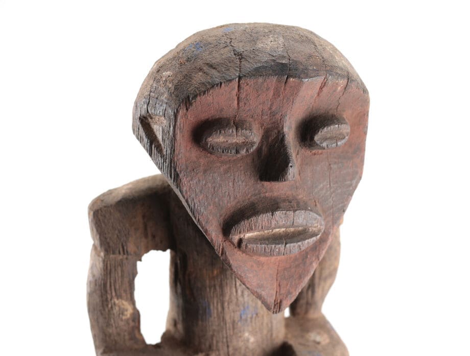 Mambila Tadep beeld – voorouderfiguur – Kameroen/Nigeria – ex Zwitserse collectie – Vergulde Kat