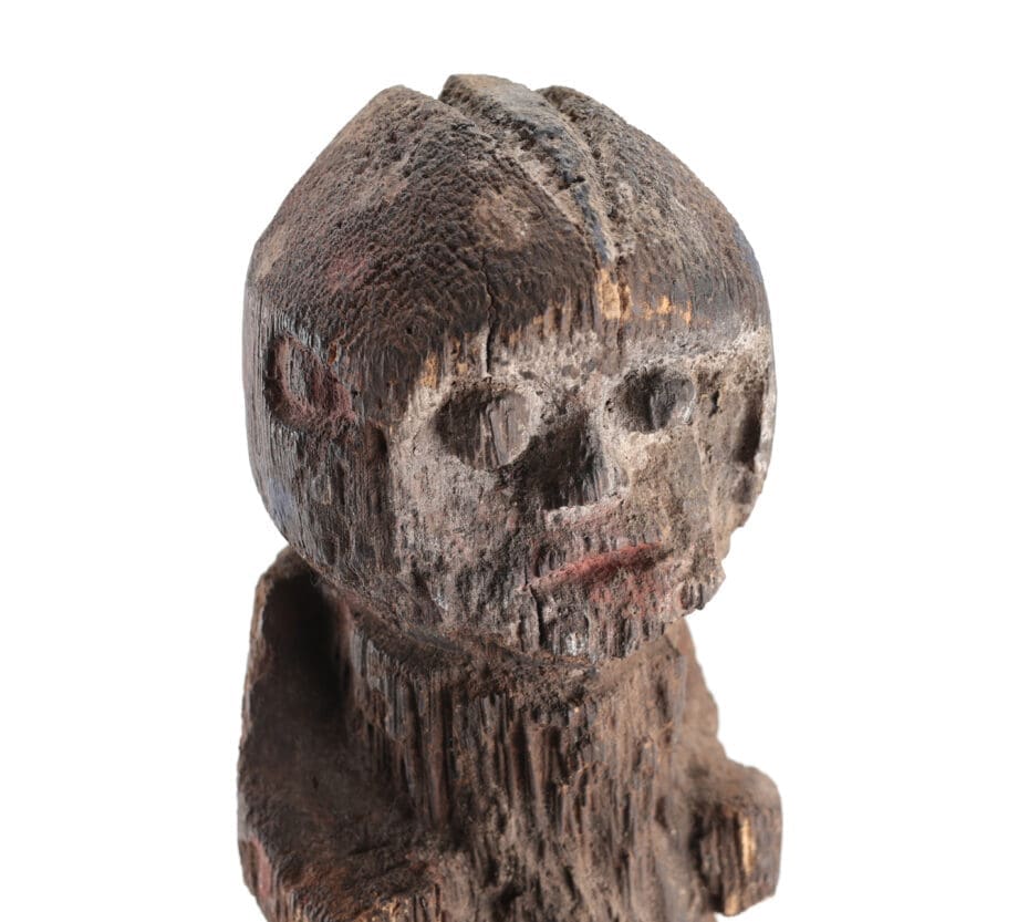 Mambila Tadep statue - ancestor figure - Cameroon/Nigeria - ex Swiss collection - Vergulde Kat