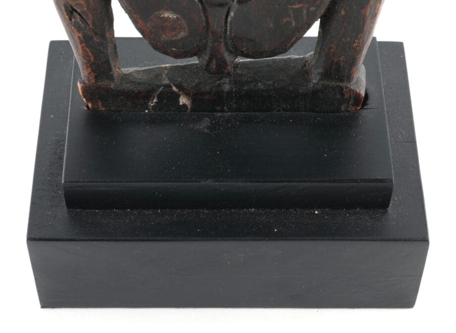 Sepik hook with terracotta face - Papuan tribal art - Vergulde Kat