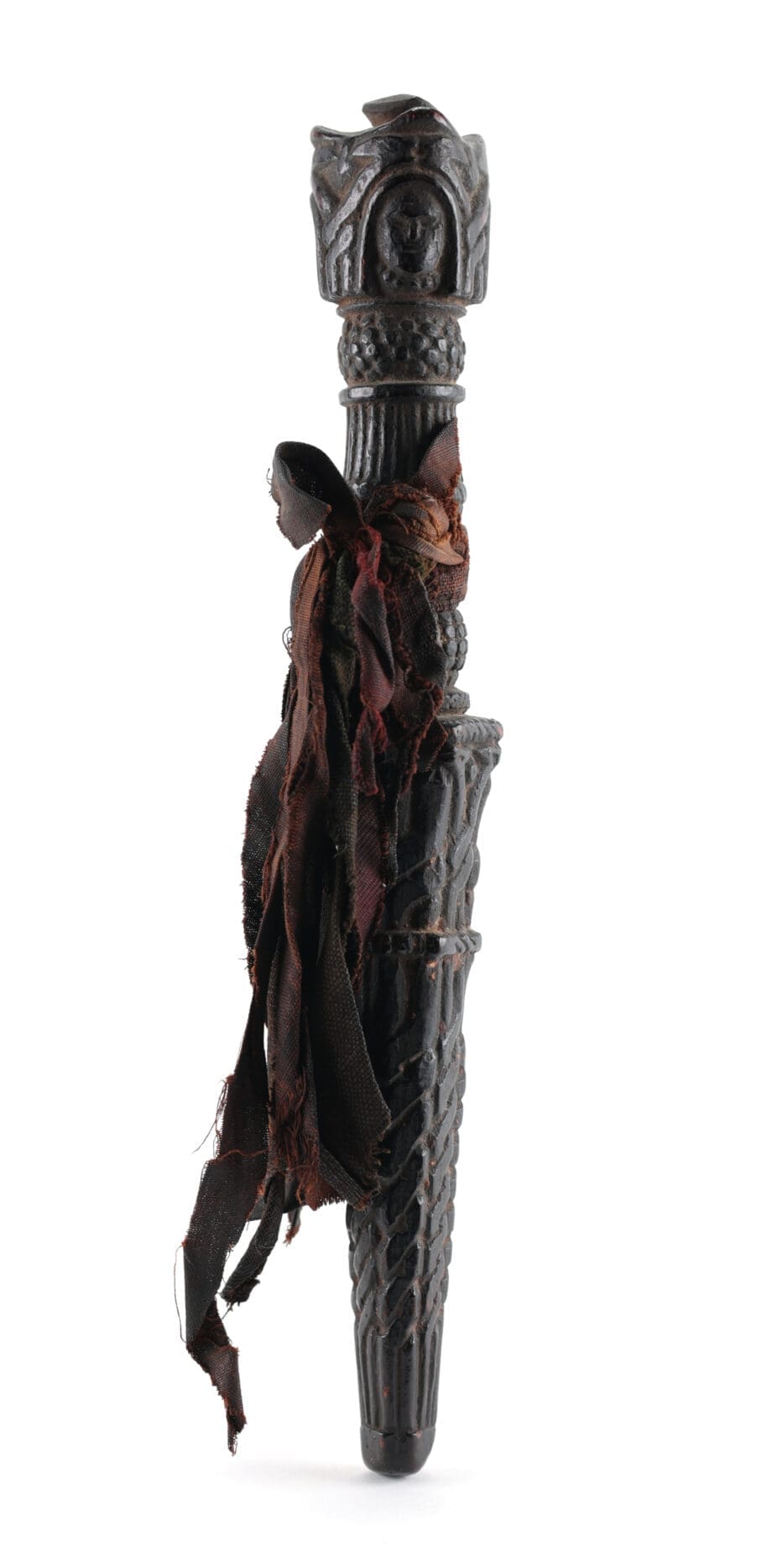 Set van vier rituele houten phurba dolken – Tibet – Vergulde Kat