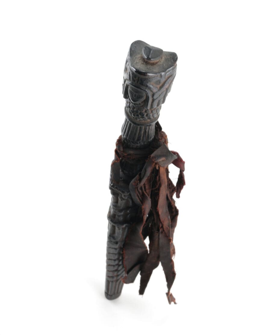 Set van vier rituele houten phurba dolken – Tibet – Vergulde Kat