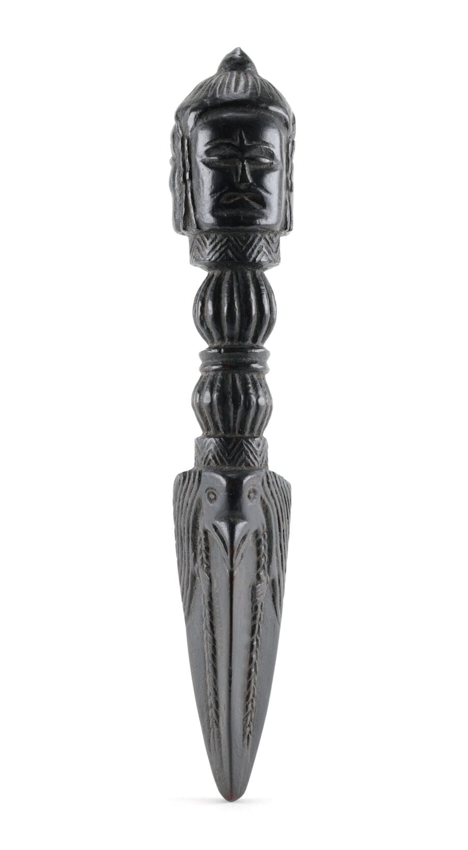 Set van vier rituele houten phurba dolken – Tibet – Vergulde Kat