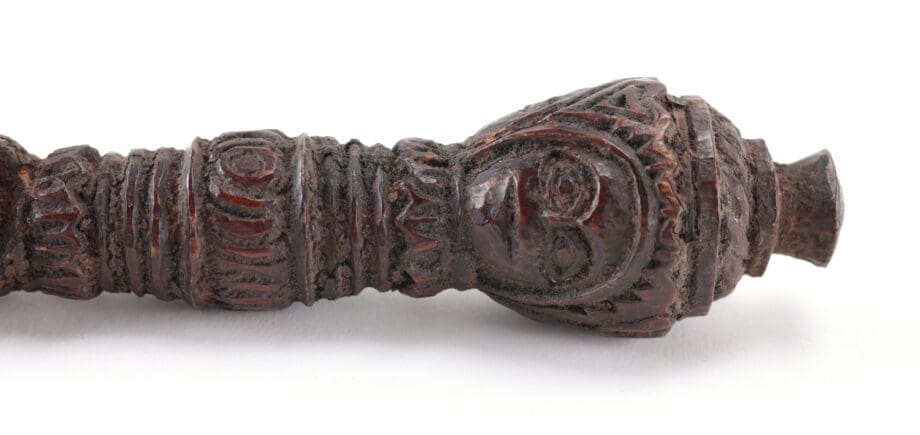 Set van vier rituele houten phurba dolken – Tibet – Vergulde Kat