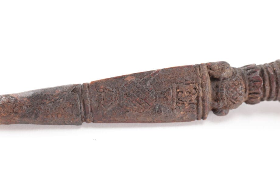Set van vier rituele houten phurba dolken – Tibet – Vergulde Kat