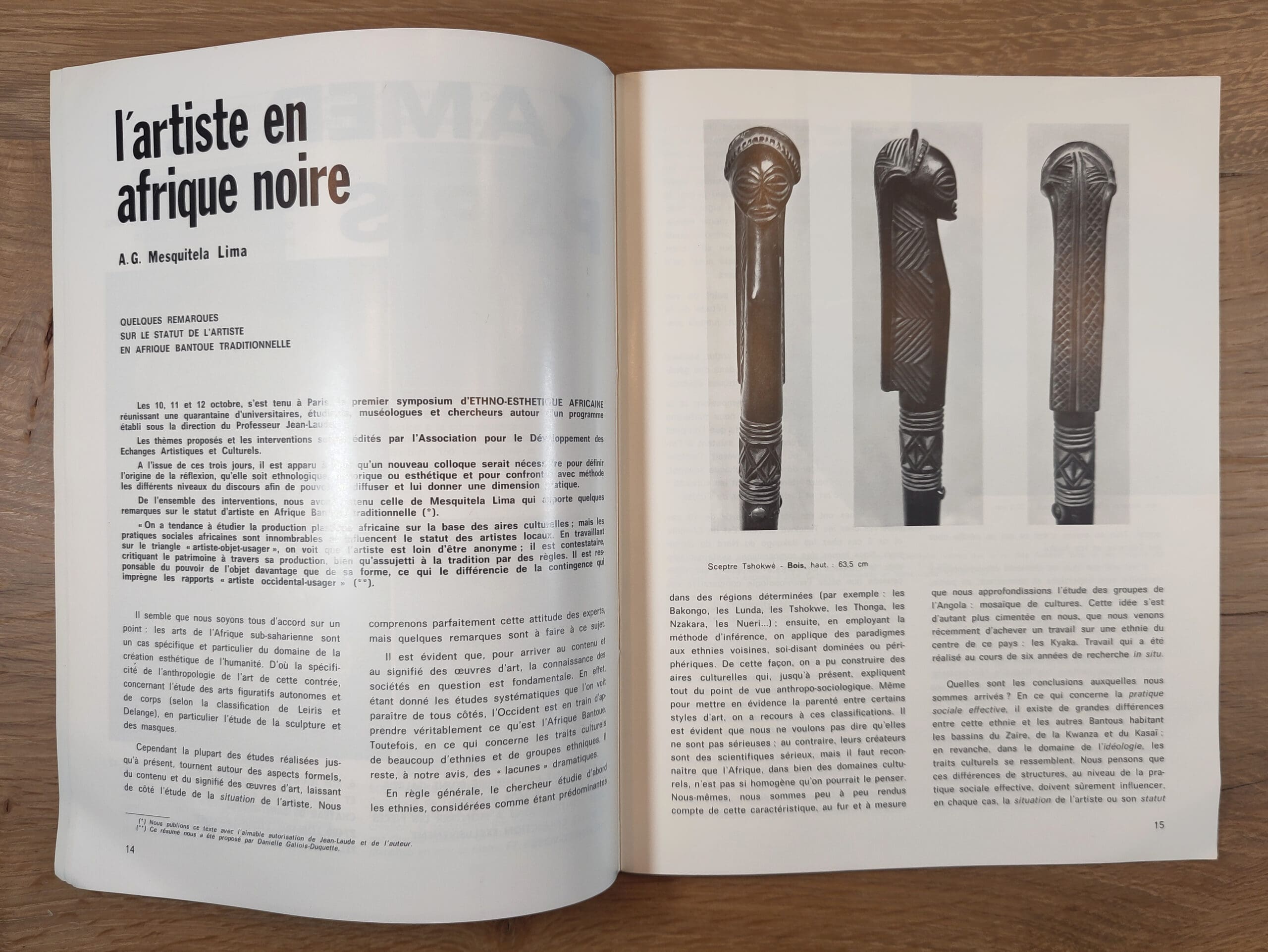 Arts d'Afrique Noire - number 27 - 1978 - detail photo