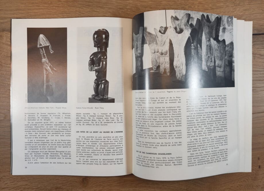 Arts d’Afrique Noire – número 29 – 1979 – Vergulde Kat