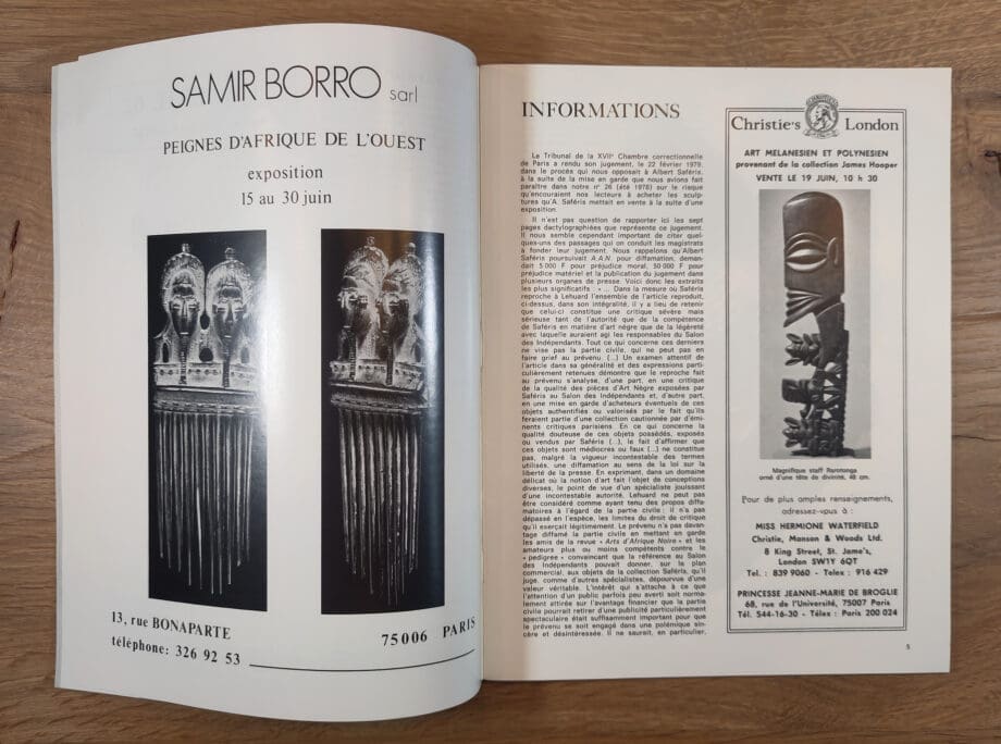 Arts d'Afrique Noire - number 30 - 1979 - Vergulde Kat
