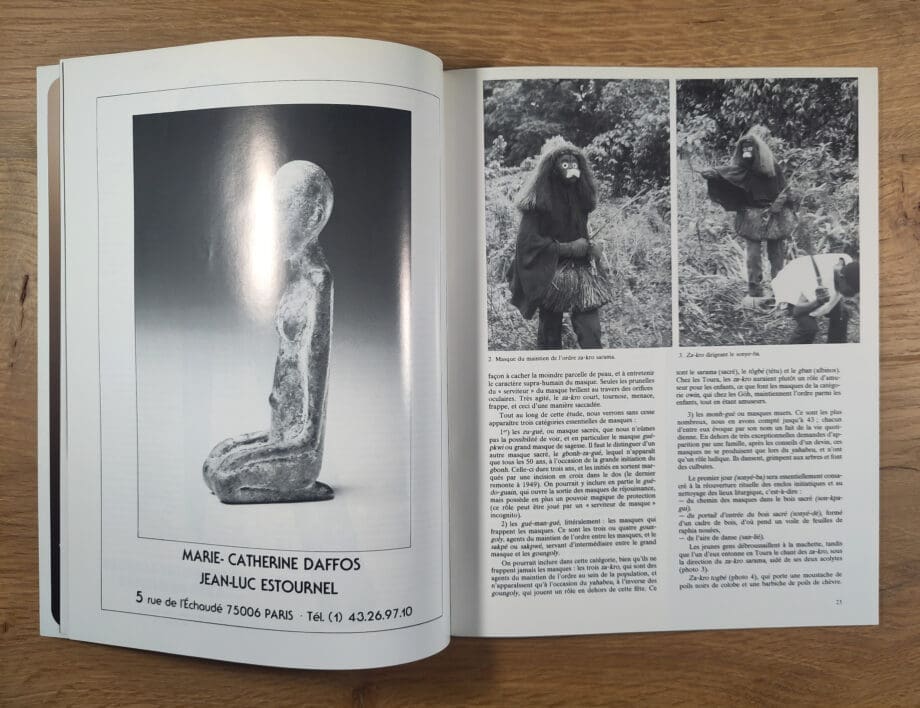 Arts d’Afrique Noire – numéro 64 – 1987 – Vergulde Kat