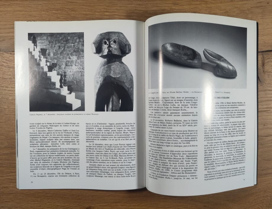 Arts d’Afrique Noire – numéro 64 – 1987 – Vergulde Kat