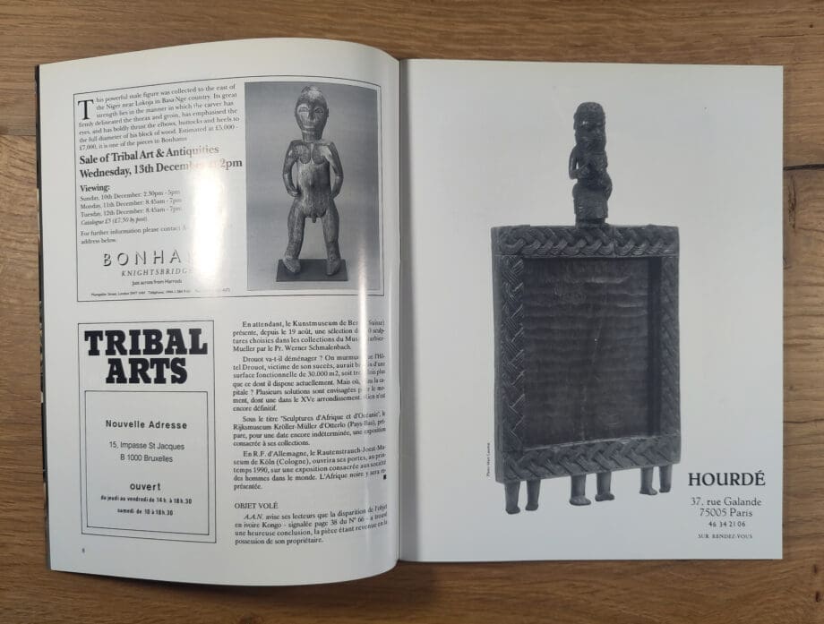 Arts d'Afrique Noire - issue 71 - 1989 - Vergulde Kat