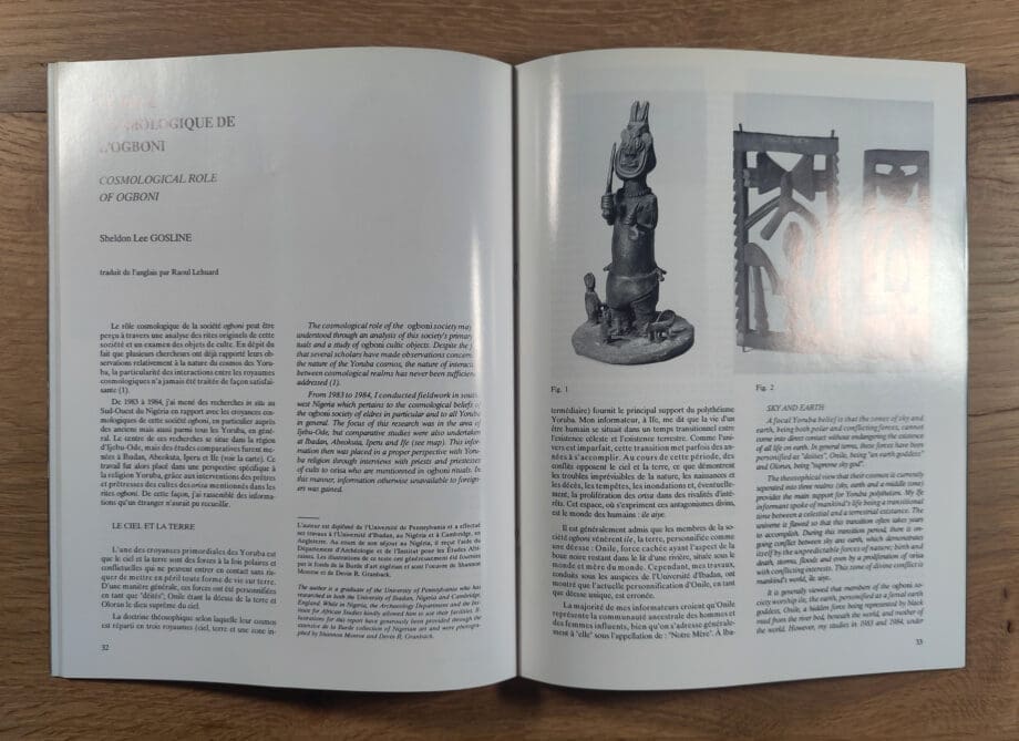 Arts d'Afrique Noire - issue 72 - 1989 - Vergulde Kat
