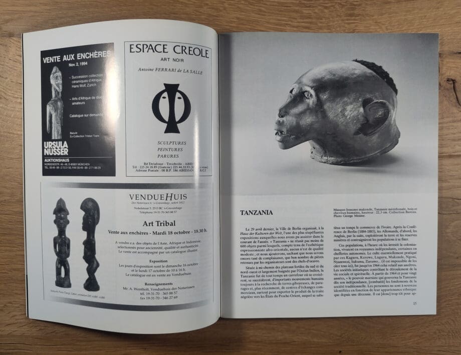 Arts d'Afrique Noire - issue 91 - 1994 - Vergulde Kat