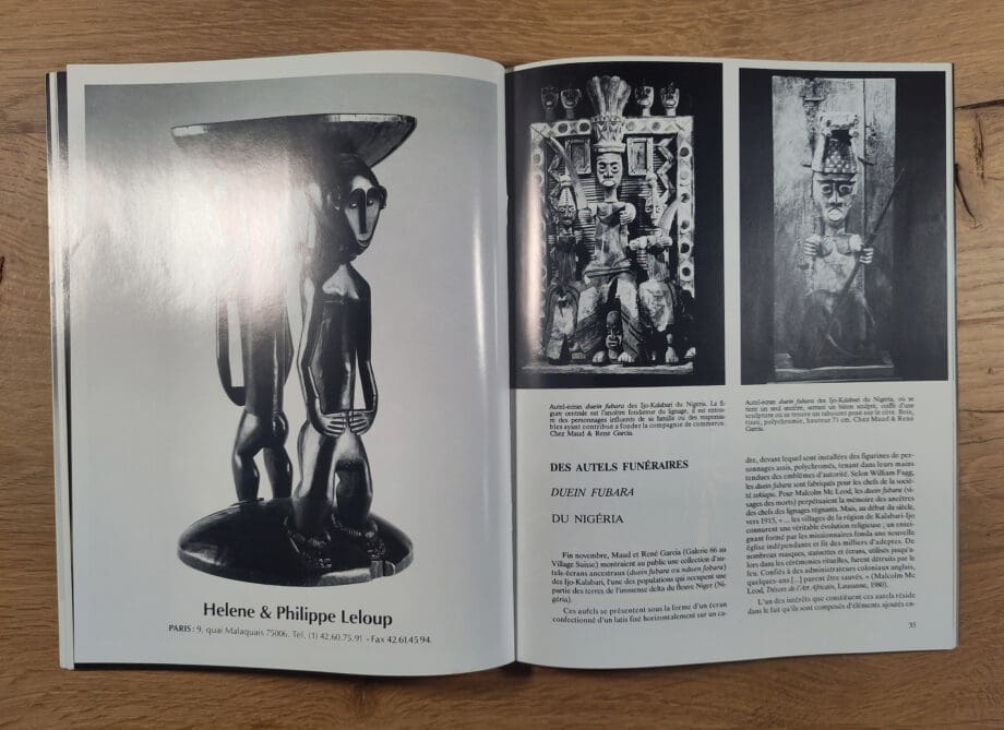 Arts d’Afrique Noire – numéro 97 – 1996 – Vergulde Kat