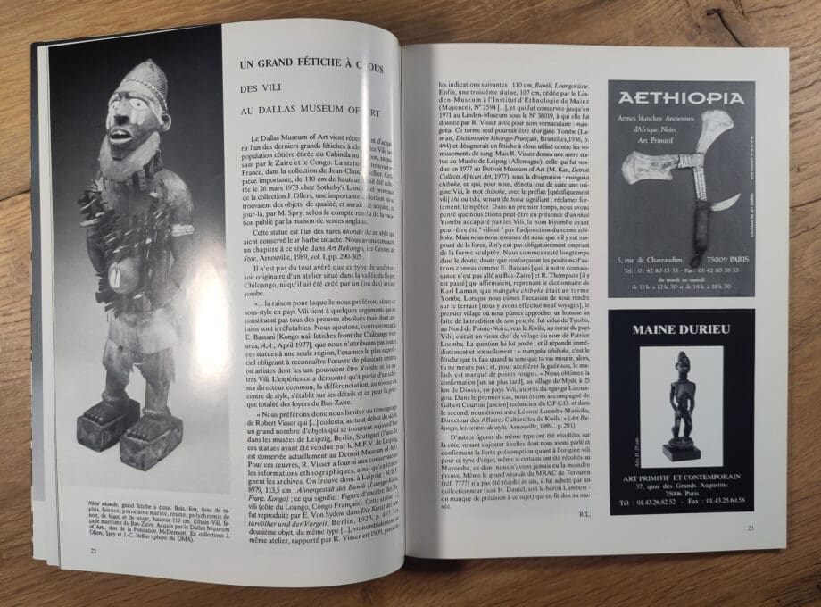 Arts d’Afrique Noire – numero 101 – 1997 – Vergulde Kat