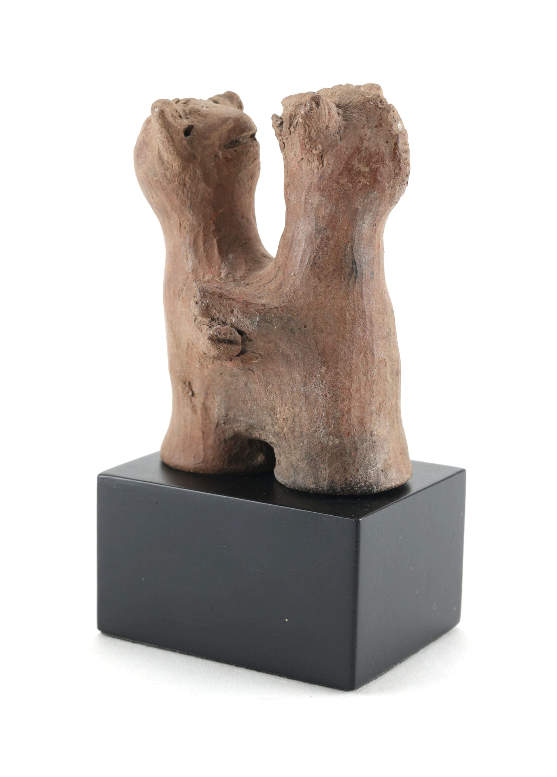 Terracotta Koma Bulsa Double Figure – Ghana – Detail photo