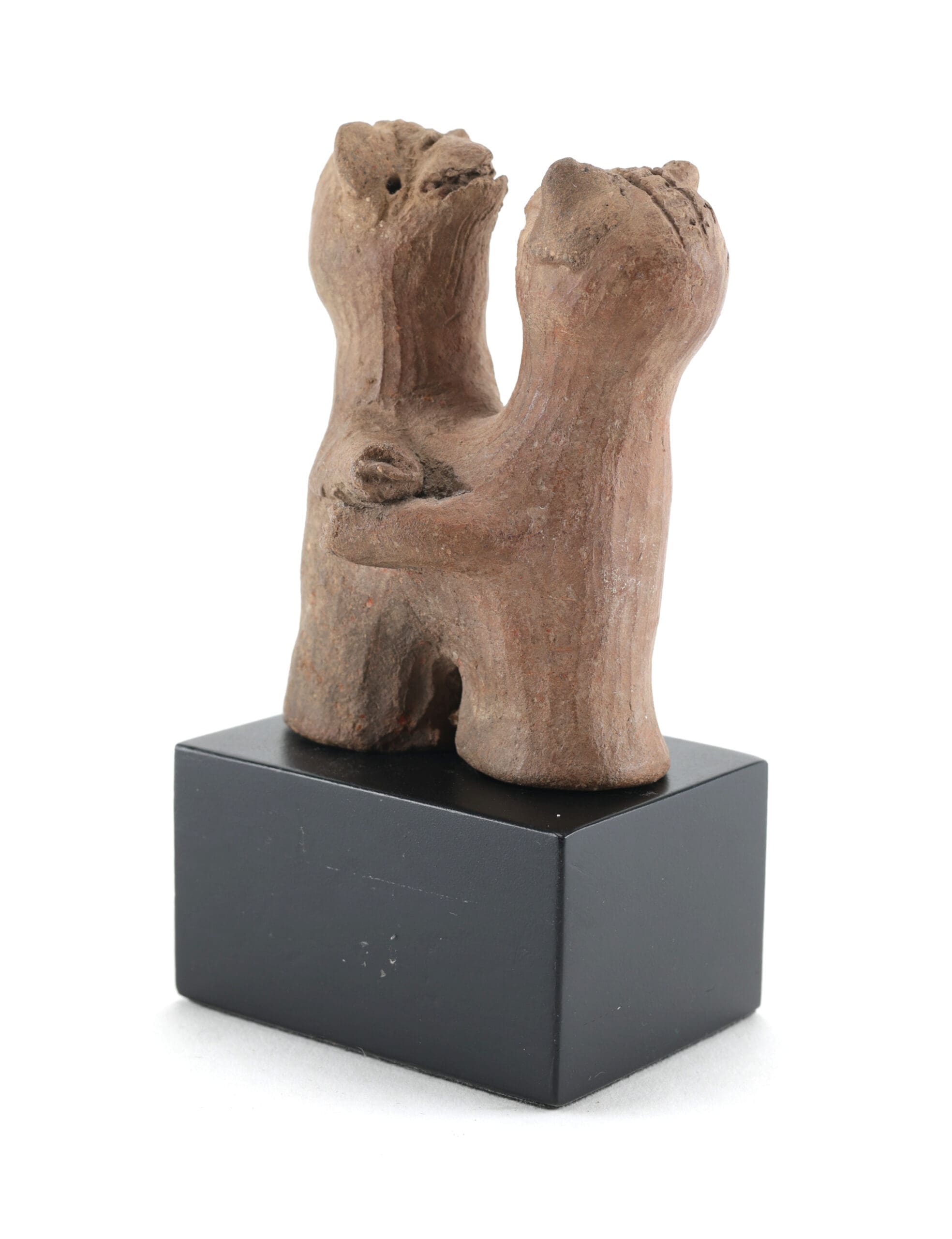 Terracotta Koma Bulsa Double Figure – Ghana – Detail photo