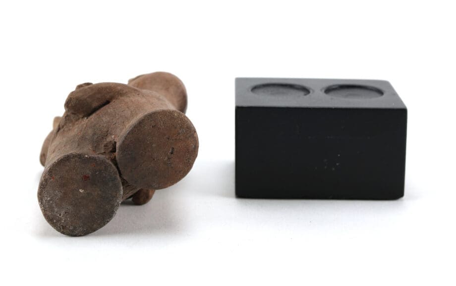 Terracotta Koma Bulsa Double Figure – Ghana – Vergulde Kat