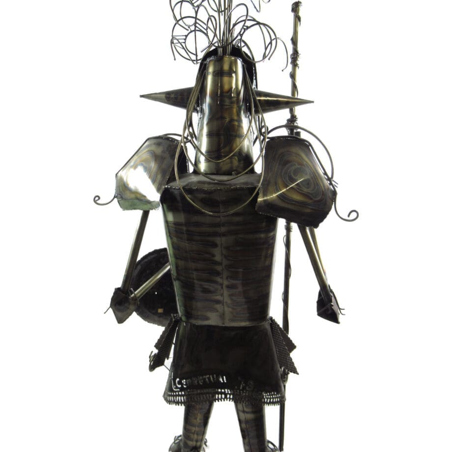 Life-size metal knight - L Cerretini, 1978 - Wunderkammer - Vergulde Kat