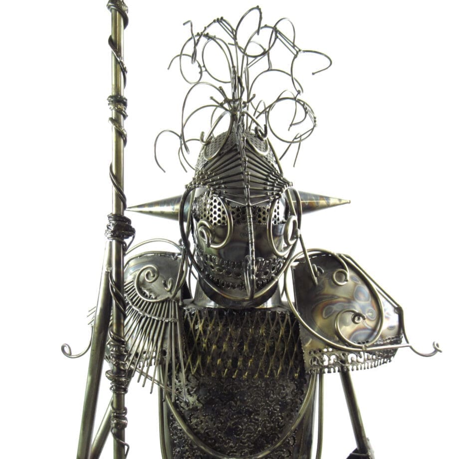 Life-size metal knight - L Cerretini, 1978 - Wunderkammer - Vergulde Kat