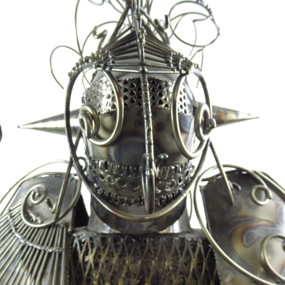 Life-size metal knight - L Cerretini, 1978 - Wunderkammer - Vergulde Kat