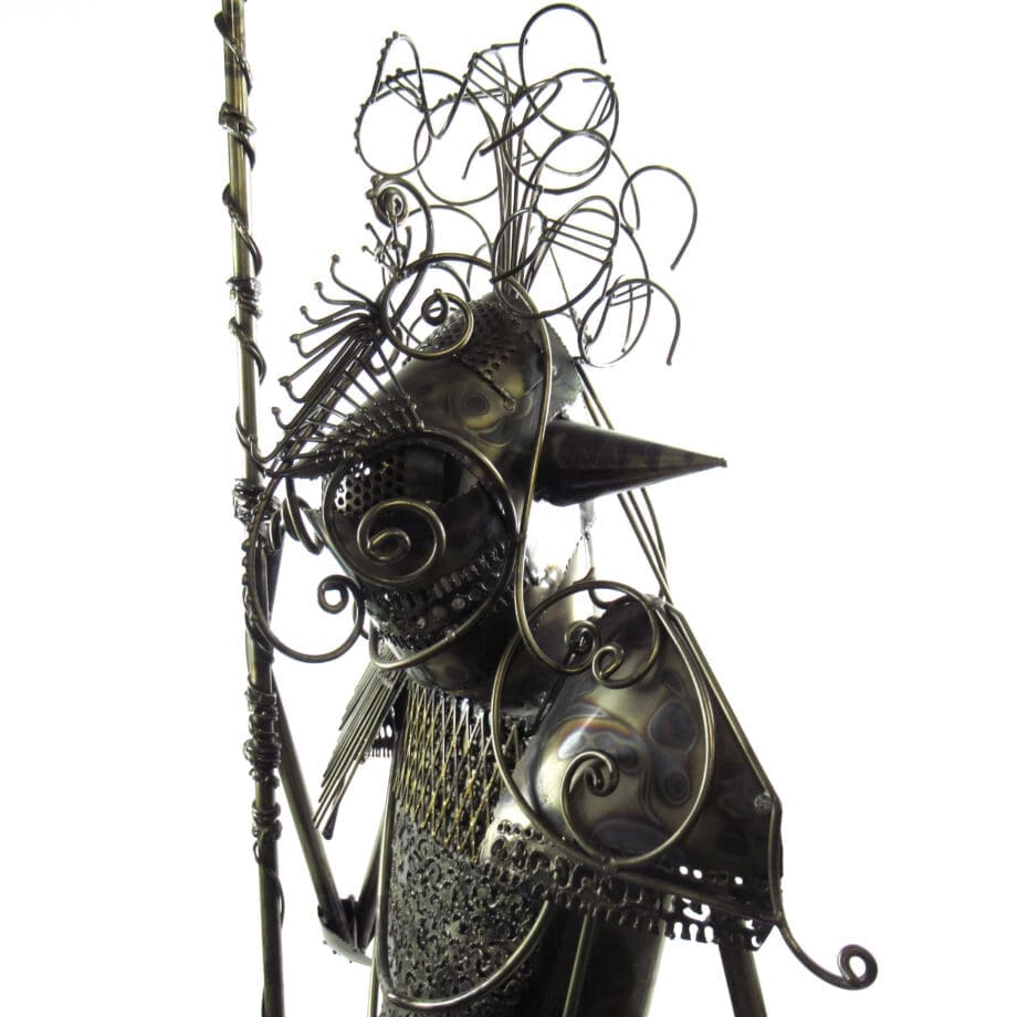 Life-size metal knight - L Cerretini, 1978 - Wunderkammer - Vergulde Kat