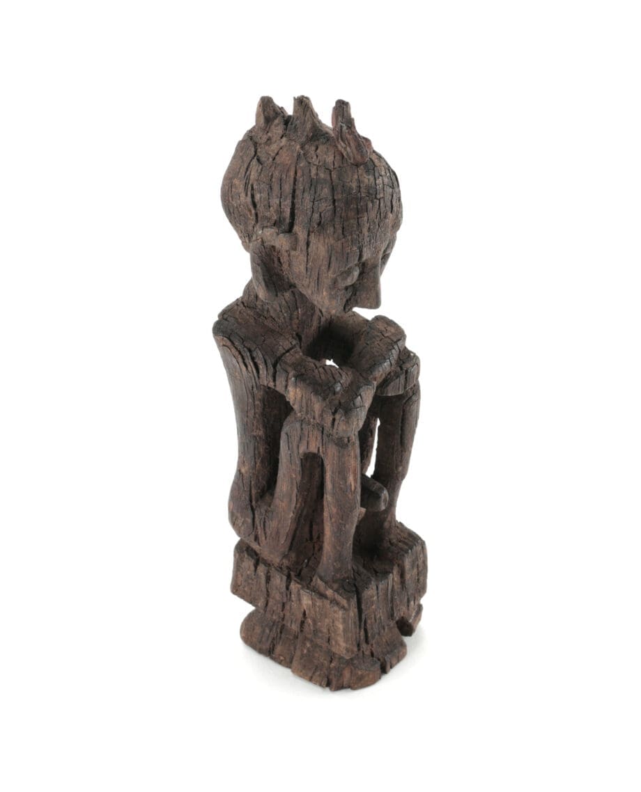 Ahnenfigur aus Leti oder Tanimbar – Molukken (Indonesien) – Sammlung Jac Hoogerbrugge – Vergulde Kat