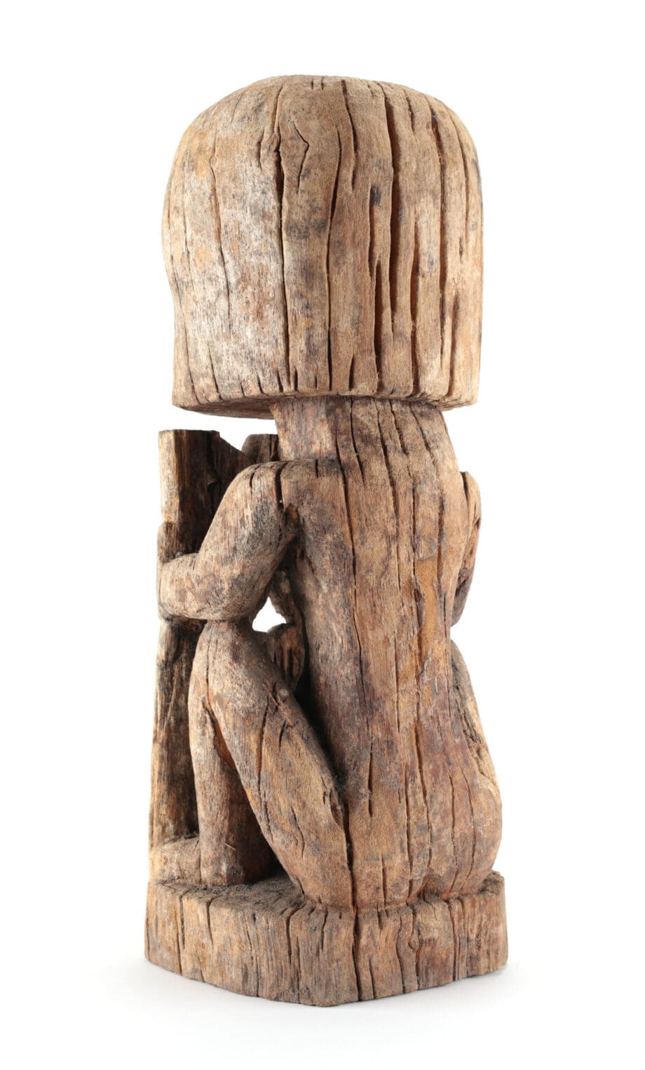 Large Korwar skull statue - Papua (Indonesia) - collection Jac Hoogerbrugge - Vergulde Kat