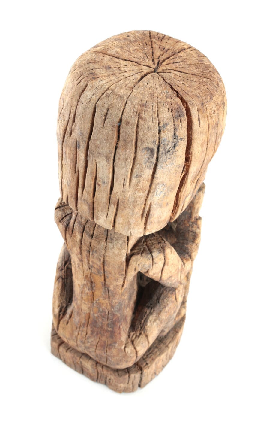 Large Korwar skull statue - Papua (Indonesia) - collection Jac Hoogerbrugge - Vergulde Kat