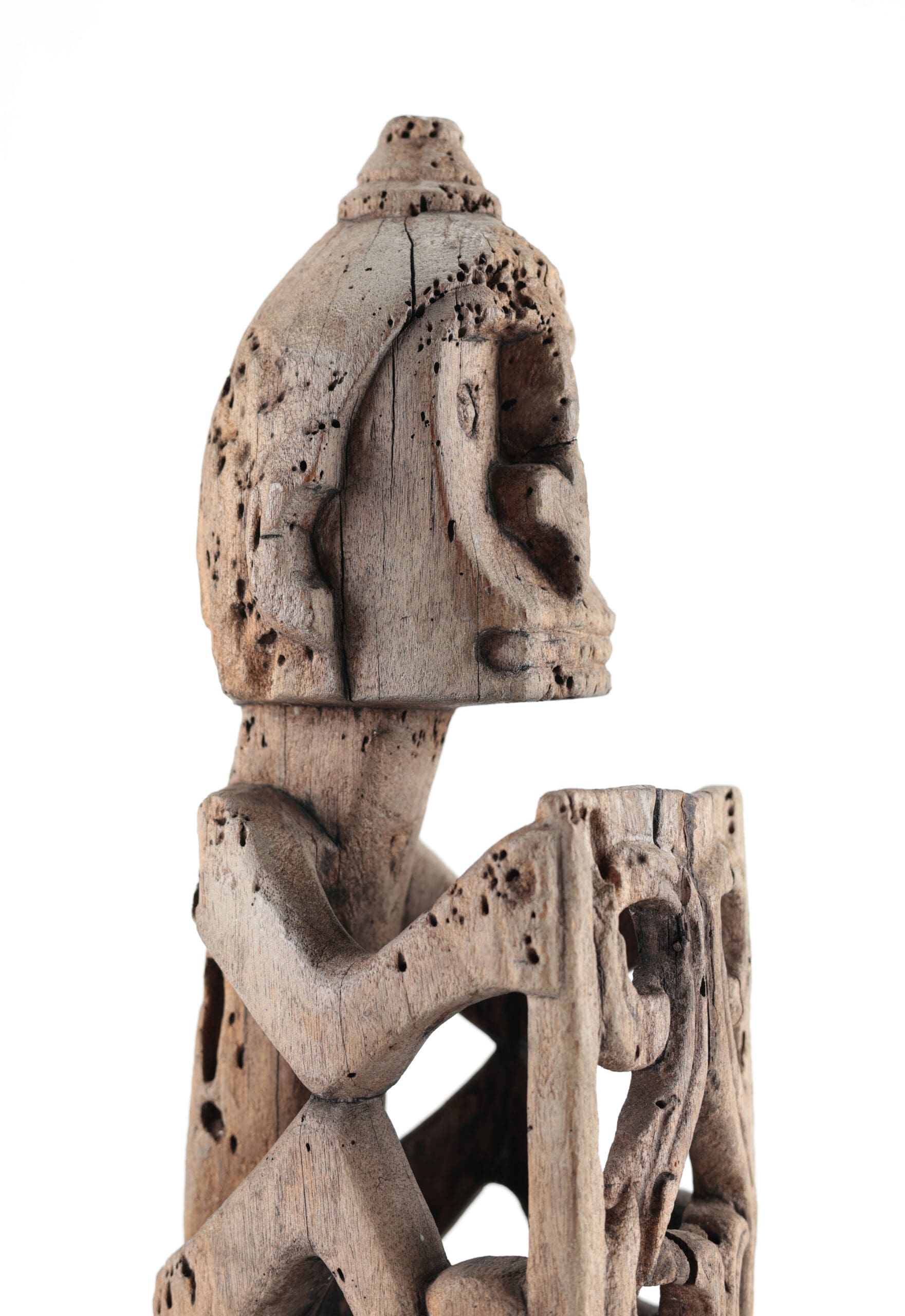 Korwar ancestor statue - Papua, Indonesia - Jac Hoogerbrugge collection - detail photo