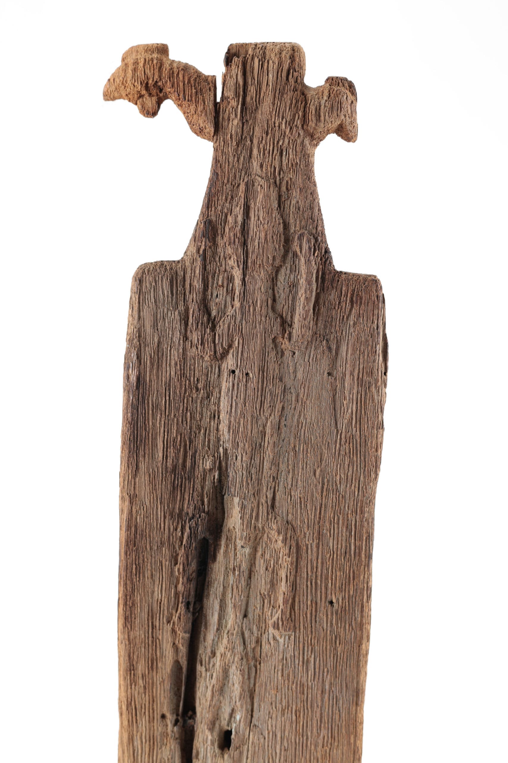 Seated ancestor statue Leti of Tanimbar - Moluccas - Jac Hoogerbrugge collection - detail photo