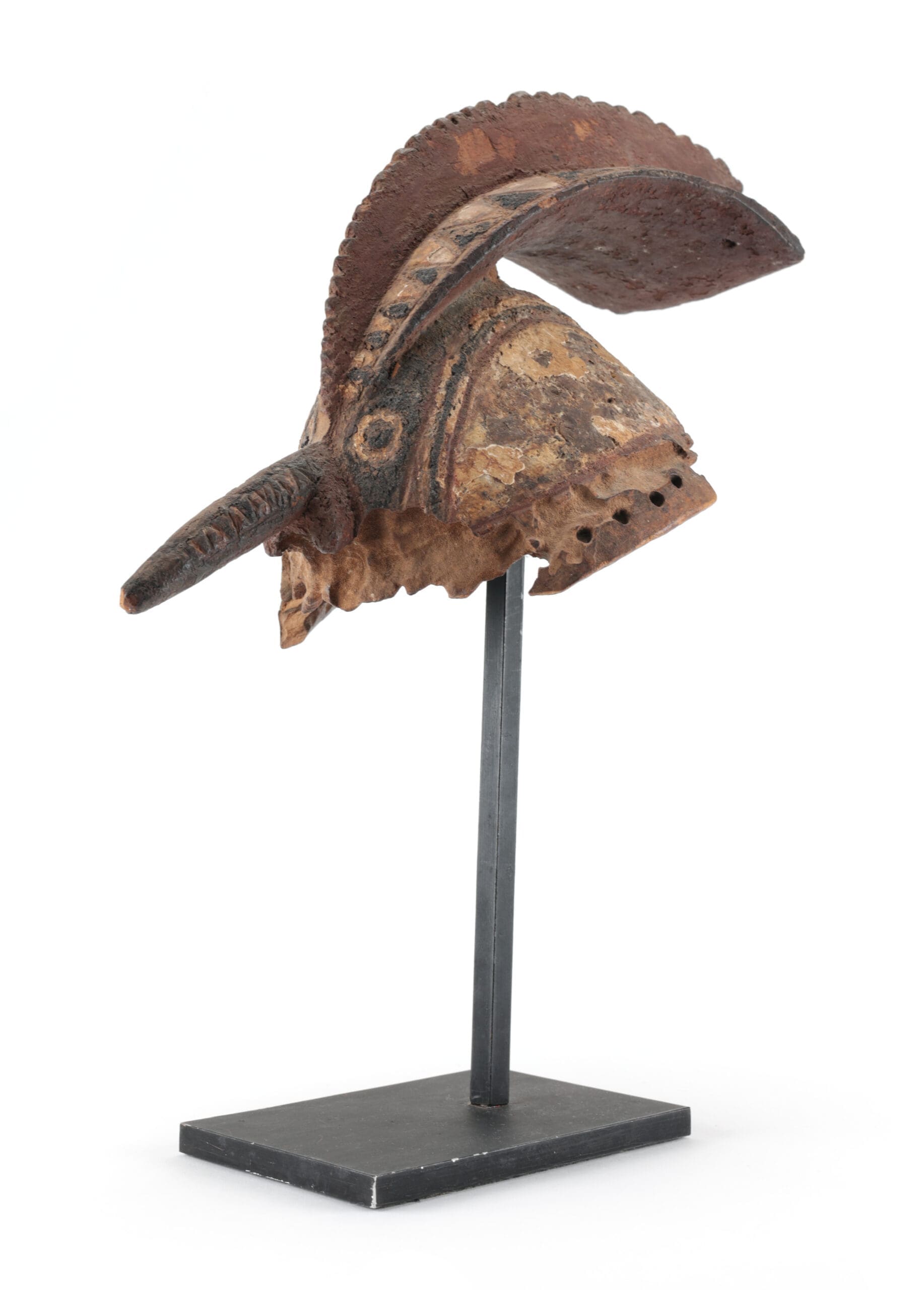 Mossi wan noraogo cocks helmet-mask - Burkina Faso - Tom Mercuur provenance - detail photo