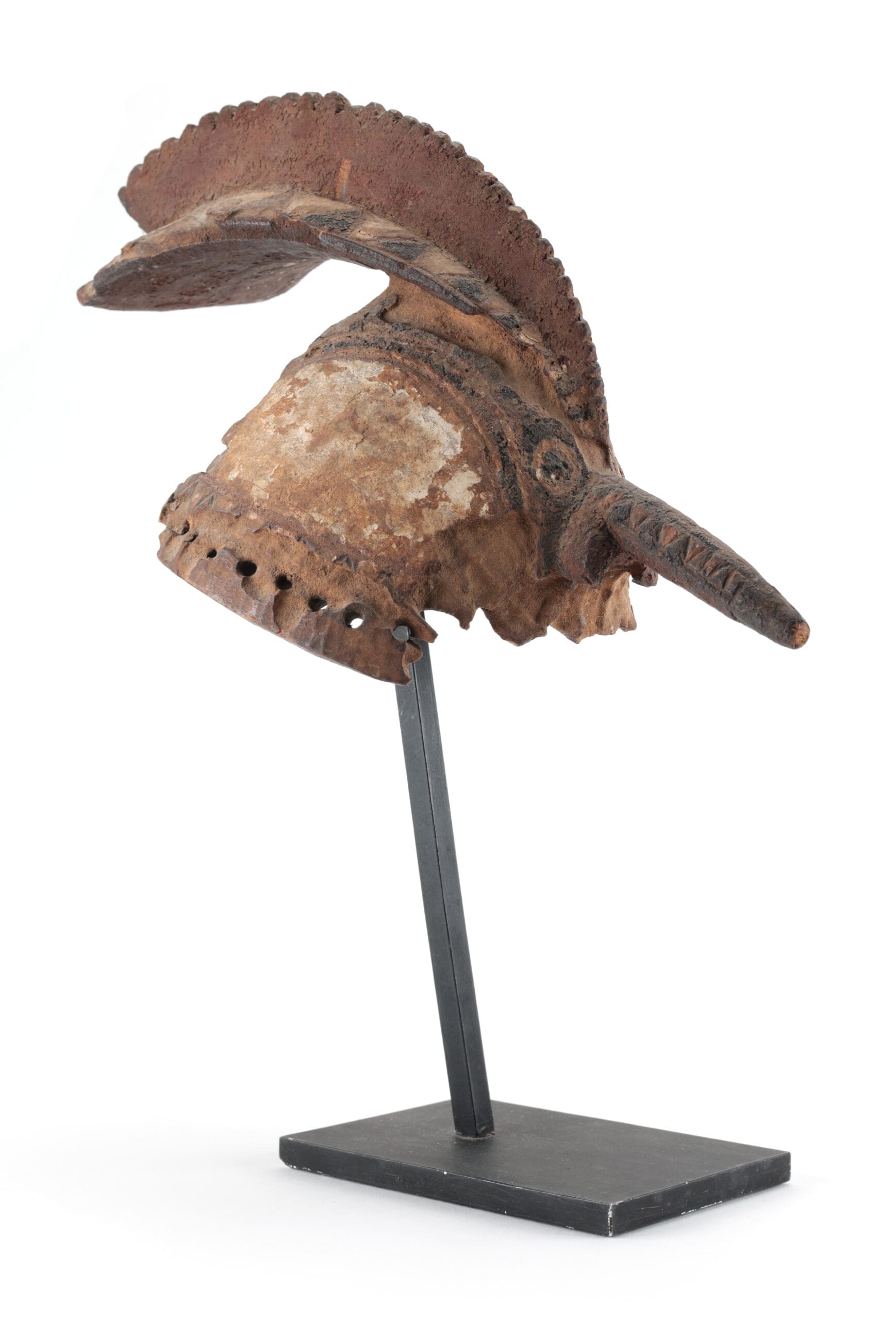 Mossi wan noraogo cocks helmet-mask - Burkina Faso - Tom Mercuur provenance - detail photo