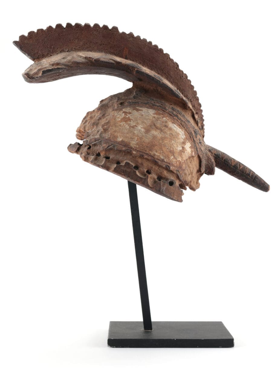 Mossi wan noraogo cocks helmet-mask - Burkina Faso - Tom Mercuur provenance - Vergulde Kat