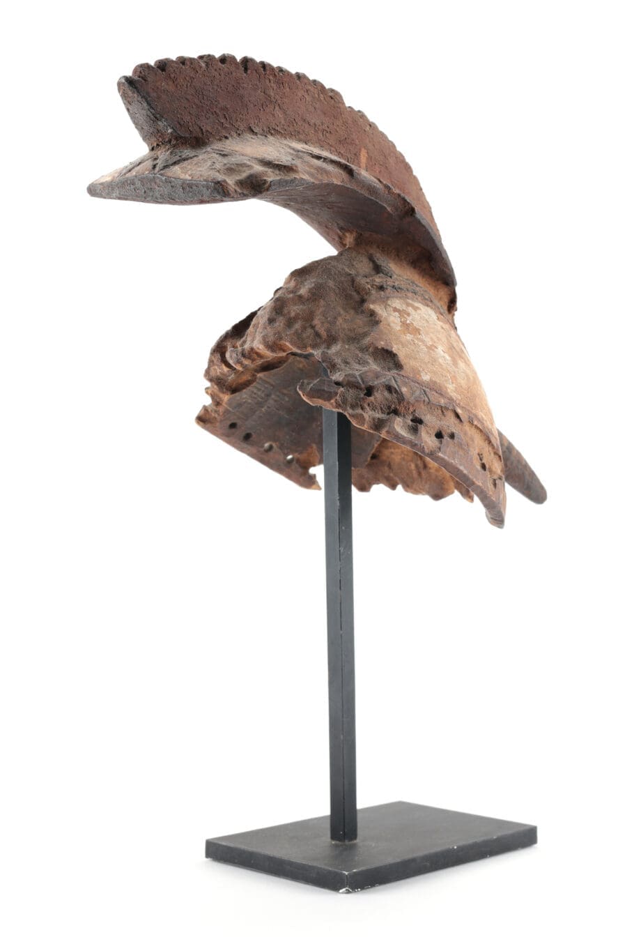 Mossi wan noraogo cocks helmet-mask - Burkina Faso - Tom Mercuur provenance - Vergulde Kat
