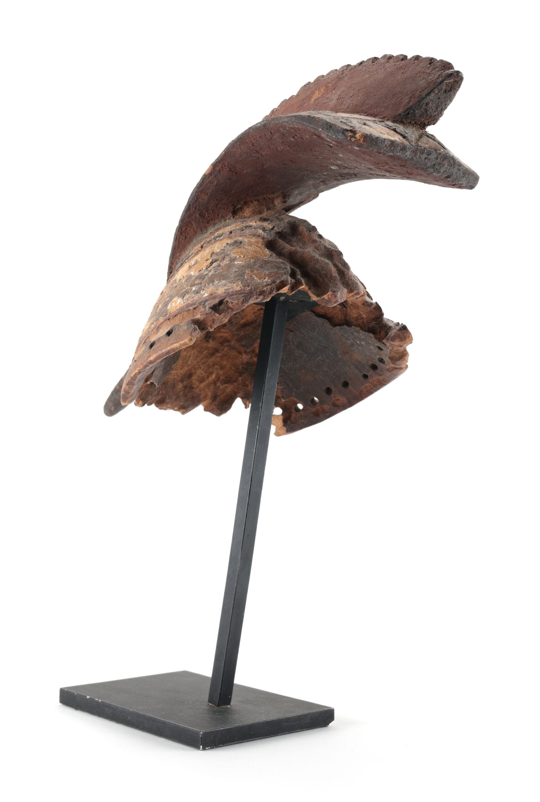 Mossi wan noraogo cocks helmet-mask - Burkina Faso - Tom Mercuur provenance - detail photo