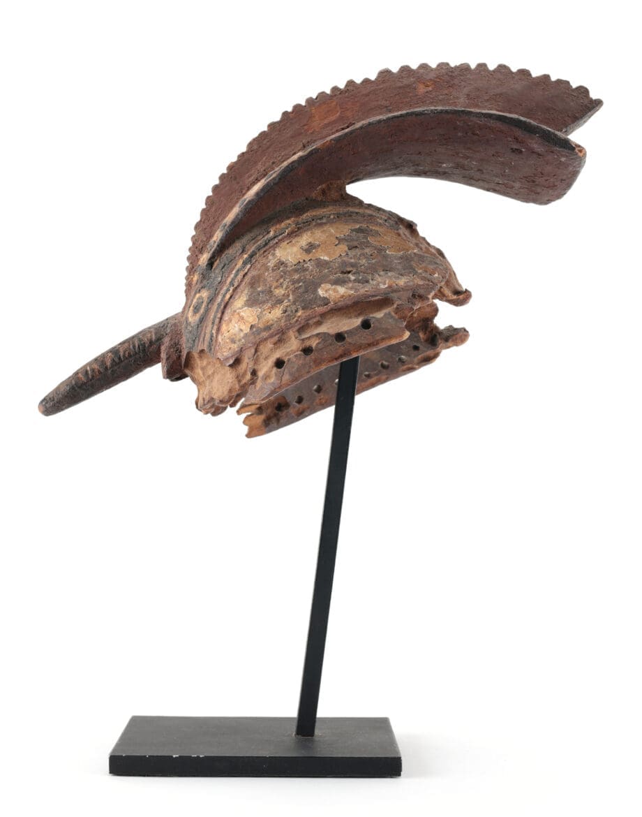 Mossi wan noraogo cocks helmet-mask - Burkina Faso - Tom Mercuur provenance - Vergulde Kat
