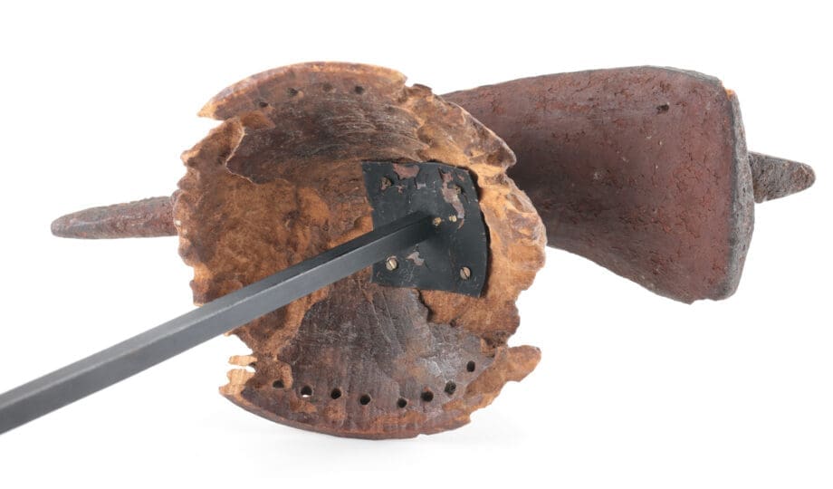 Mossi wan noraogo cocks helmet-mask - Burkina Faso - Tom Mercuur provenance - Vergulde Kat
