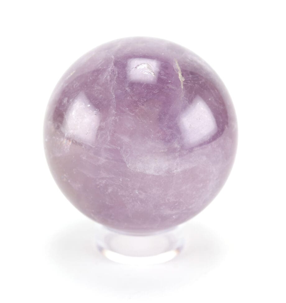 Amethist bol (1080 gram, 9 cm) – Wunderkammer mineraal – Vergulde Kat