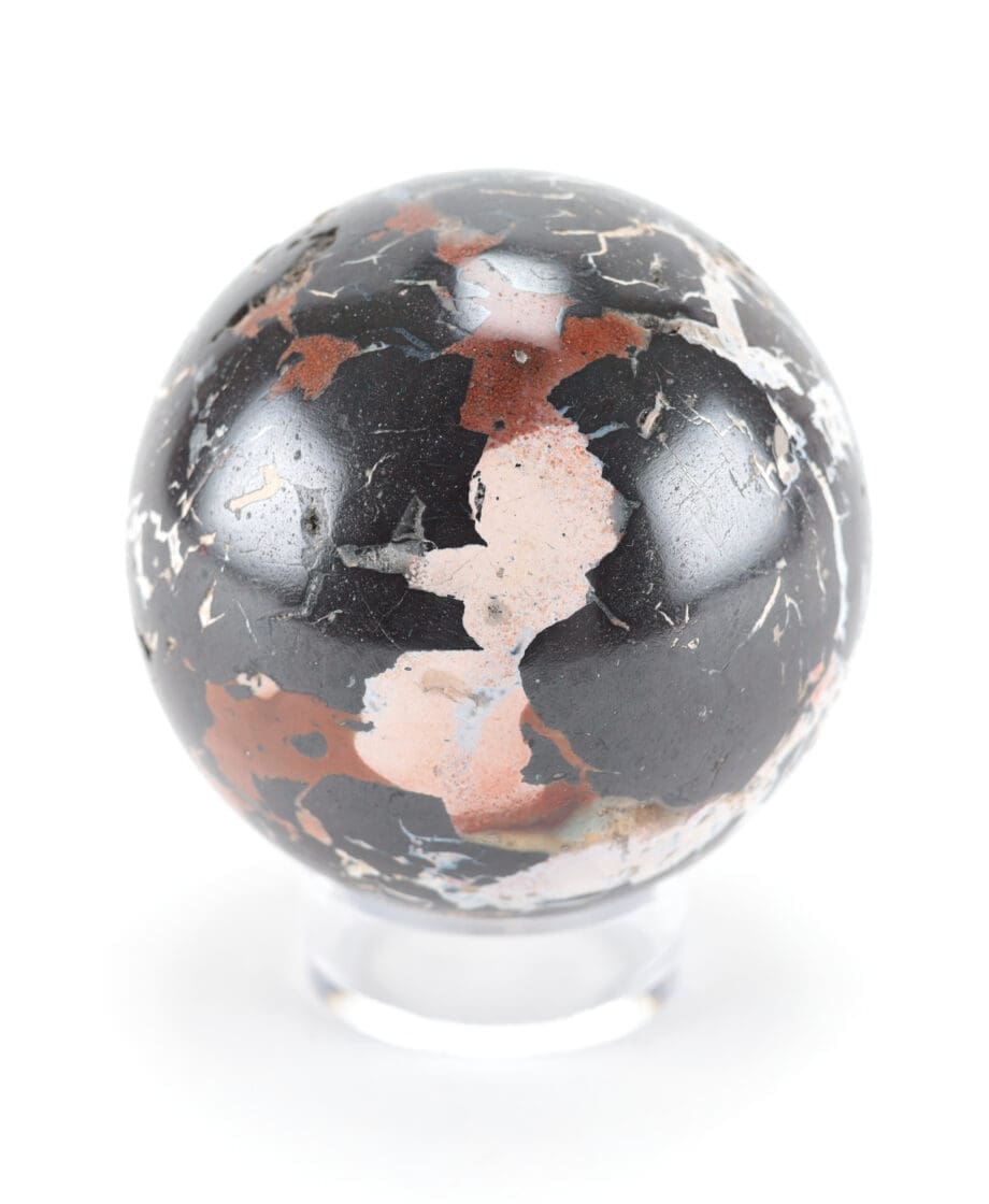 Septarie bol – 8,5 cm – Wunderkammer mineraal – Vergulde Kat